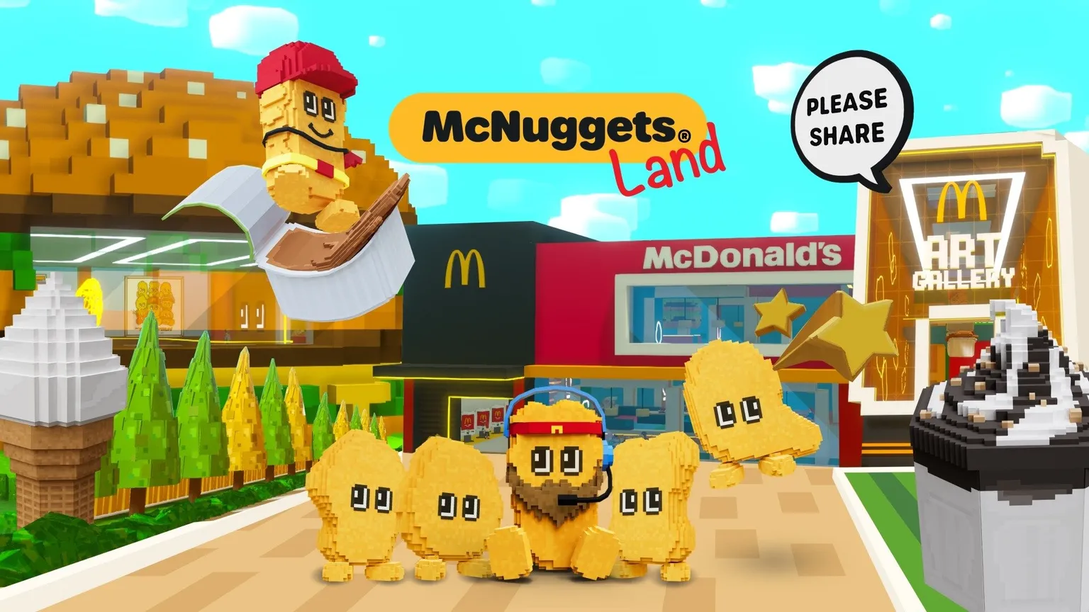 Welcome to McNuggets Land: McDonald’s Launches Metaverse Game in ‘The Sandbox’