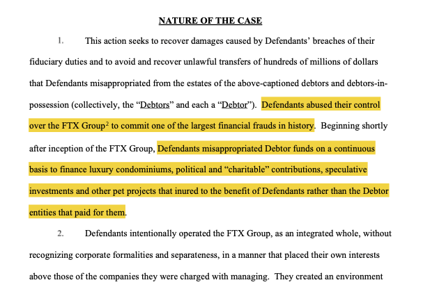 FTX sues Sam Bankman-Fried and other former execs to claw back $1B