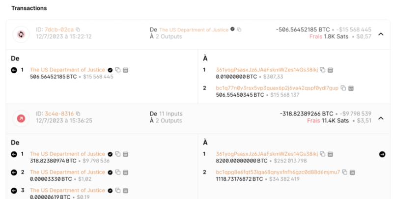 Silk Road BTC Valued at $300M Moved by US Government