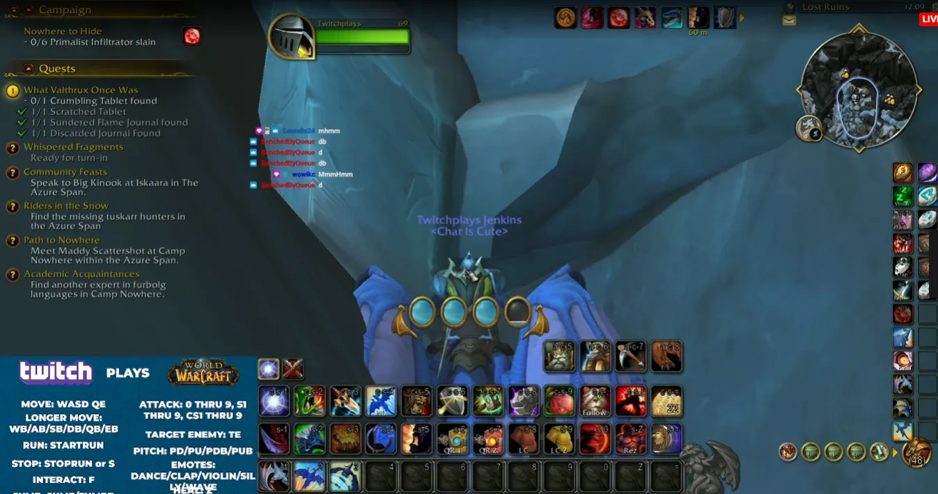 Twitch Chat Hivemind Played World of Warcraft—And Just Maxed Out a Character