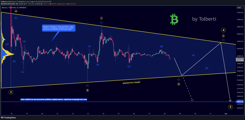 Bitcoin - Be aware of the final dump! (triangle)