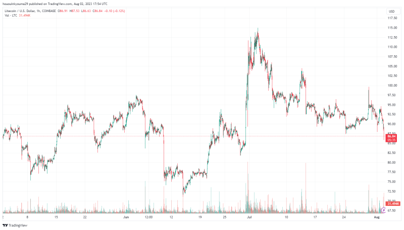 Litecoin Completes Halving, But Price Plunges 6%