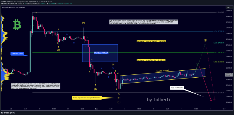 Bitcoin - The next crash is coming! But first, bullish action.