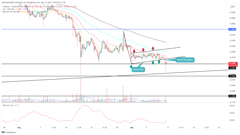 ADA Price Prediction: Will Cardano Correction Extend to $0.2 in September?