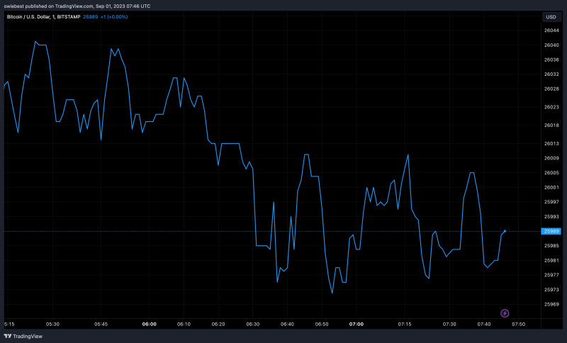 Bitcoin Price Crashes Below $26,000 As SEC Pushes Back On 7 Spot ETF Filings