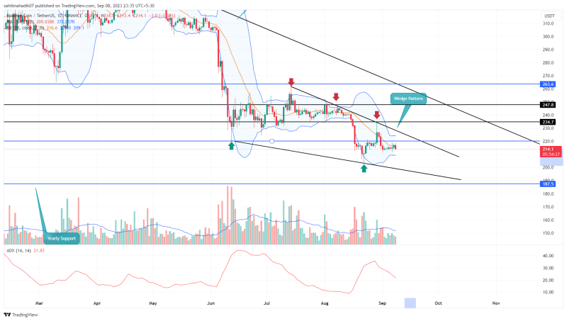 BNB Price Prediction: Will Correction Trend Push Binance Coin Under $200?