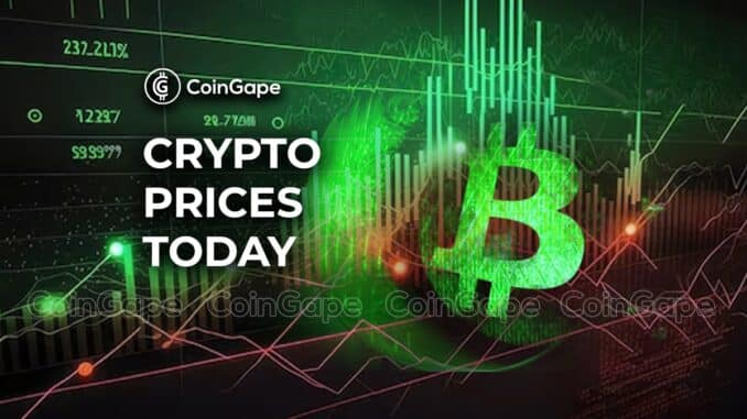 Bitcoin Price | Crypto Prices Today: Market Soars As Bitcoin, Pepe Coin, AXS Rises