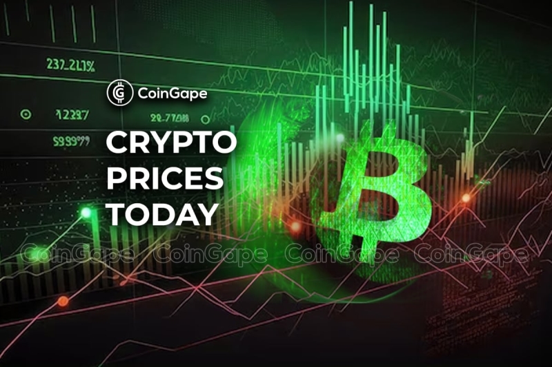 Crypto Prices Today May 31: Bitcoin Tops $68.5K ETH Below $3,800, While NOT Pumps Non-Stop