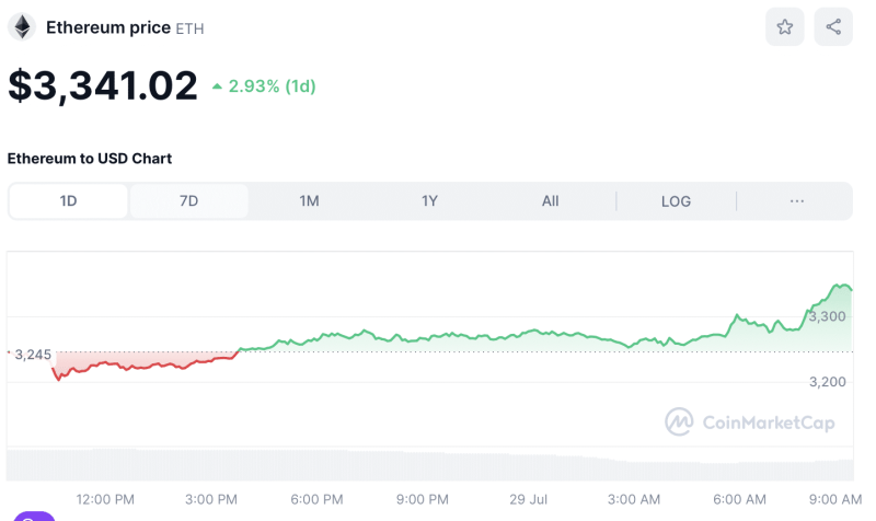 Crypto Prices Today July 29: BTC Soars To $69K Post Donald Trump Support, SOL Tops $190