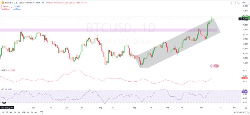 Bitcoin Price Reaches $80k, Will BTC Continue To Rally?